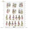zające wielkanocne, vintage, retro, Wielkanoc, wiosna, zając, królik, króliki, pisanka, pisanki, jajka, dom, domek, wioska, miniatura, miniatury, easter bunny, Easter, spring, bunny, rabbit, rabbits, Easter egg, eggs, house, cottage, village